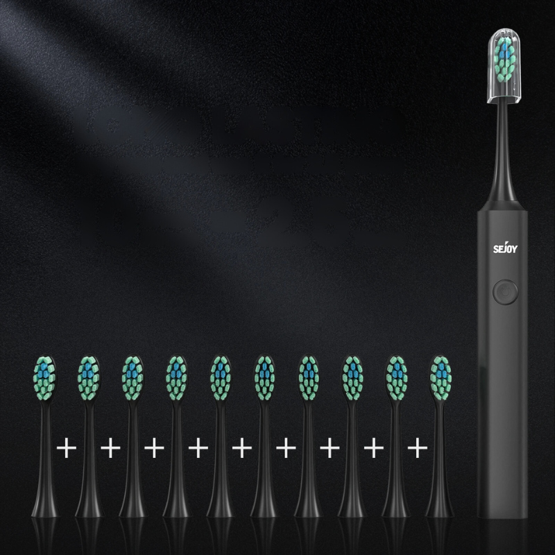 Revitalize Your Smile - FreshPulse Rechargeable Toothbrush with Extra Brush Heads