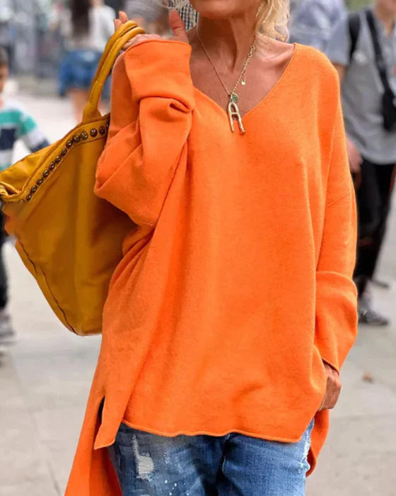 Women V-Pullover: Elegance & Comfort for Fall/Winter-1