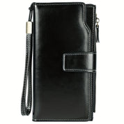 RFID-Secure Travel Wallet | Multi-Pocket Vintage Clutch