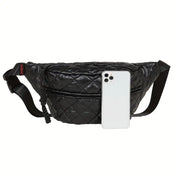Ethan | Casual Quilted Crossbody Chest and Hip Bag