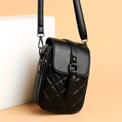 Bella | Women's Small Mini Argyle Quilted Crossbody Sling Bag