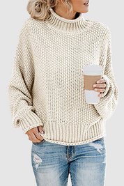 Sweater with collar and unique patchwork for women-6