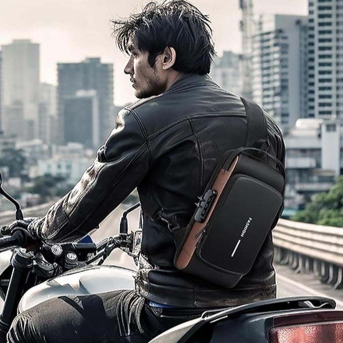 Ethan | Anti-Theft USB Crossbody Sling Travel Bag