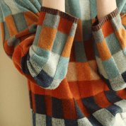 Comfortable color block sweater with a casual design-6
