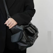 Ella | Large Capacity Punk Leather Shoulder Bag Motorcycle