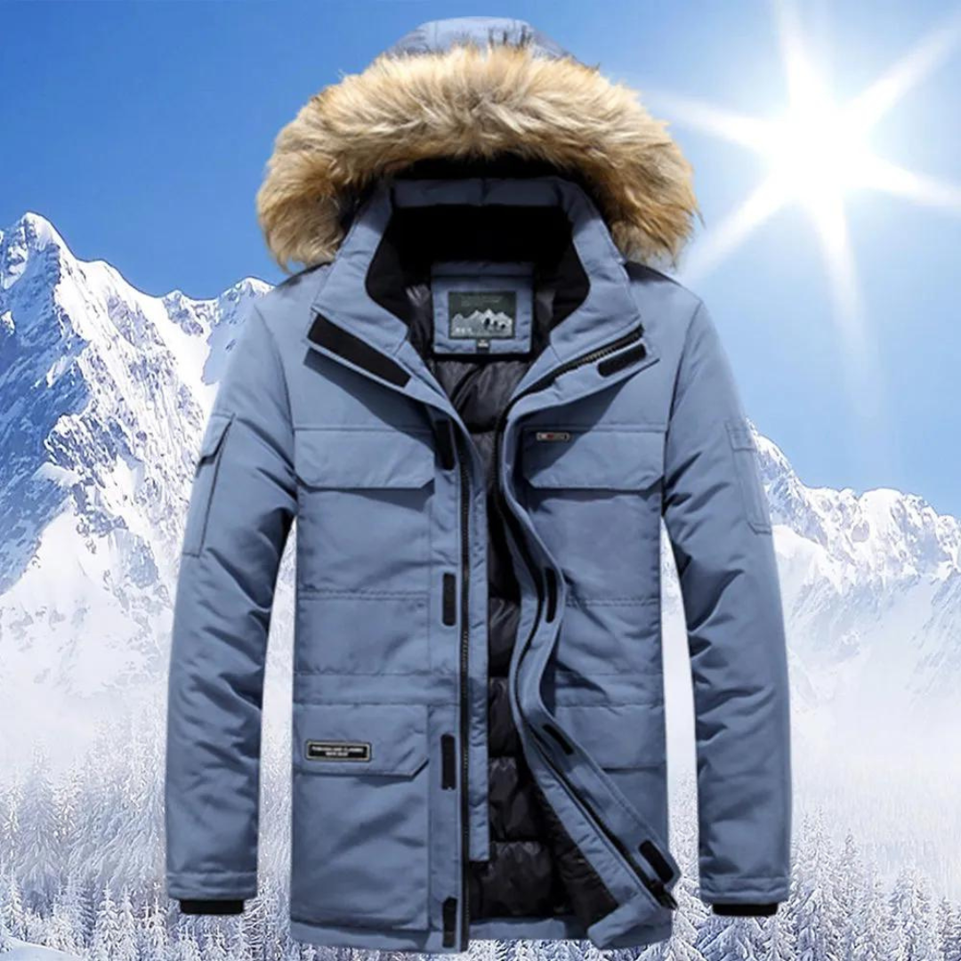 Berndia | Men's stylish winter parka jacket | Warmth-4
