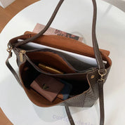 Eva | Stylish Crocodile Pattern Large Capacity Women's Shoulder Bag