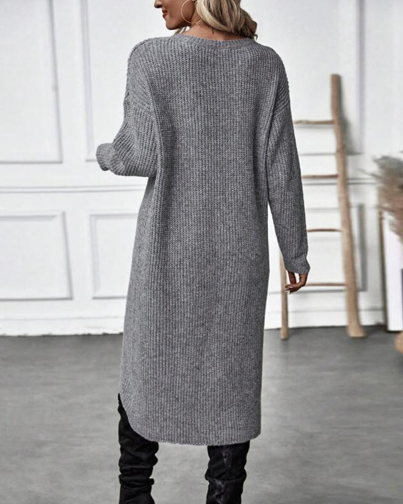 Women's sweater with wrapping room: stylish, warm and contemporary-3