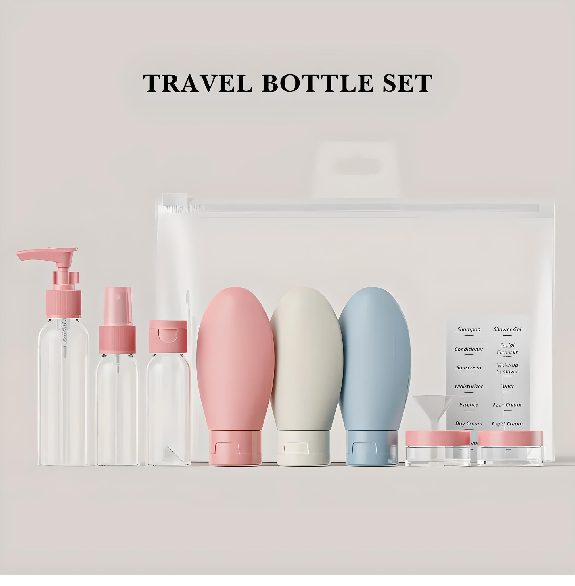 Louisa | Complete 11-Piece Travel Care Set