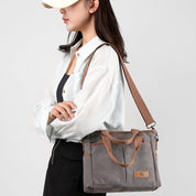 Adriana | Canvas Crossbody Bag with Multiple Pockets