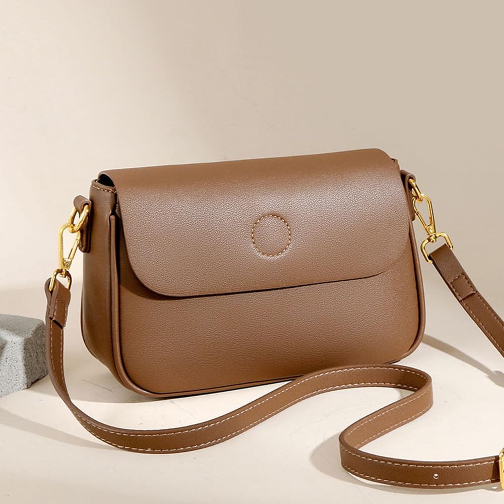 Nora | Vegan Leather Shoulder Bag Flap Design