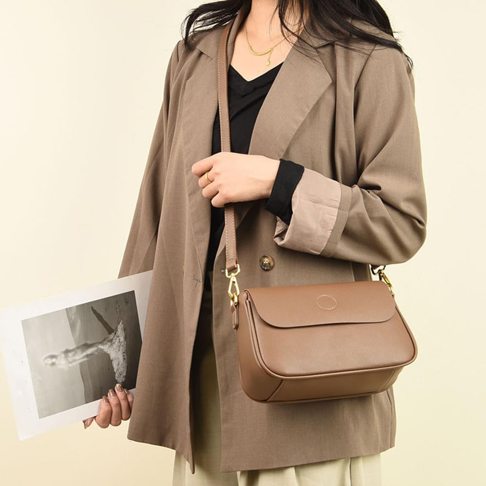 Nora | Vegan Leather Shoulder Bag Flap Design