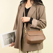Nora | Vegan Leather Shoulder Bag Flap Design