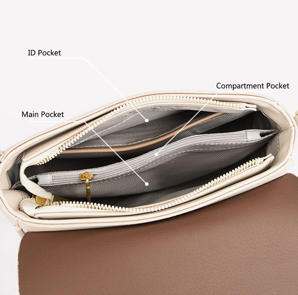 Nora | Vegan Leather Shoulder Bag Flap Design