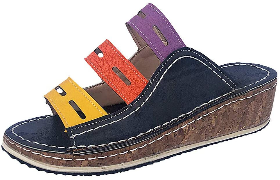 Sophia | Comfortable Supportive Tricolor Sandals for Women
