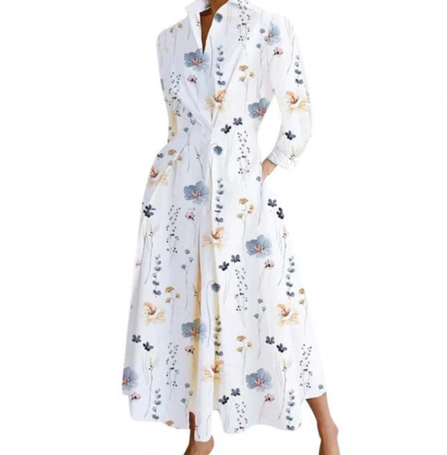 SKYLAR | Floral Midi Dress