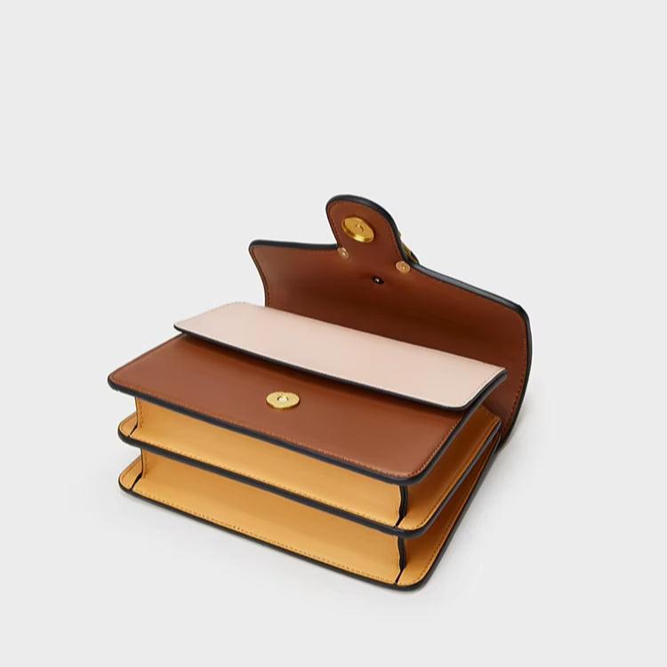 Siena | Vintage Color Block Shoulder Bag
