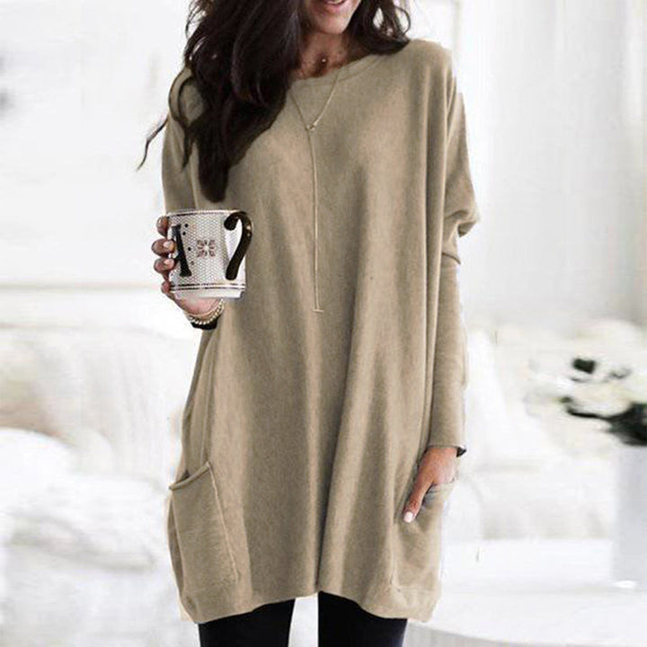 Stylish and versatile sweater for everyday life in unified with pockets-6