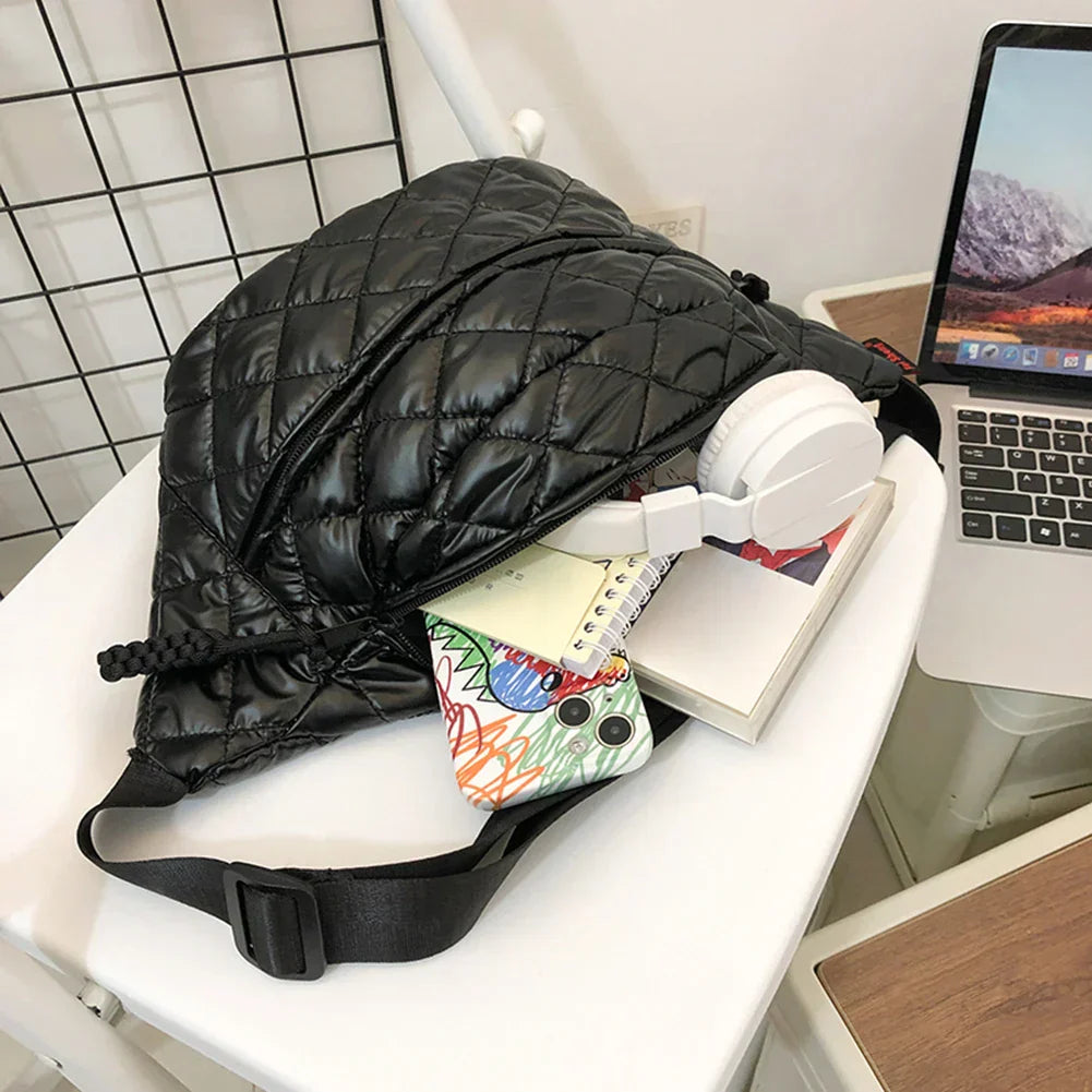 Ethan | Casual Quilted Crossbody Chest and Hip Bag
