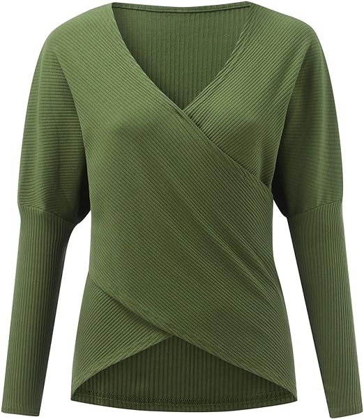 Women's sweater: warm, crossed rope for winter-1