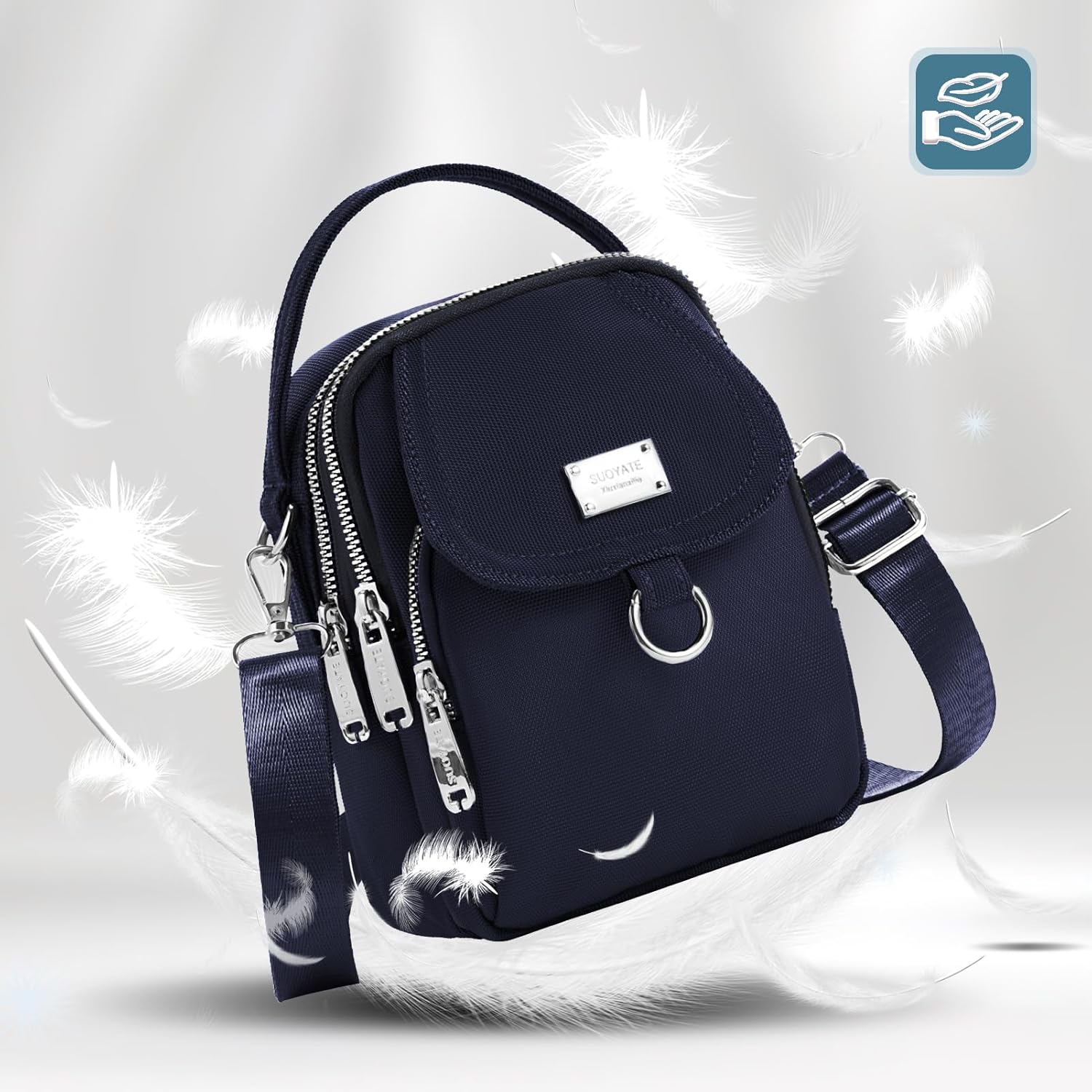 Liam | Waterproof Nylon Mini Crossbody Sling Bag