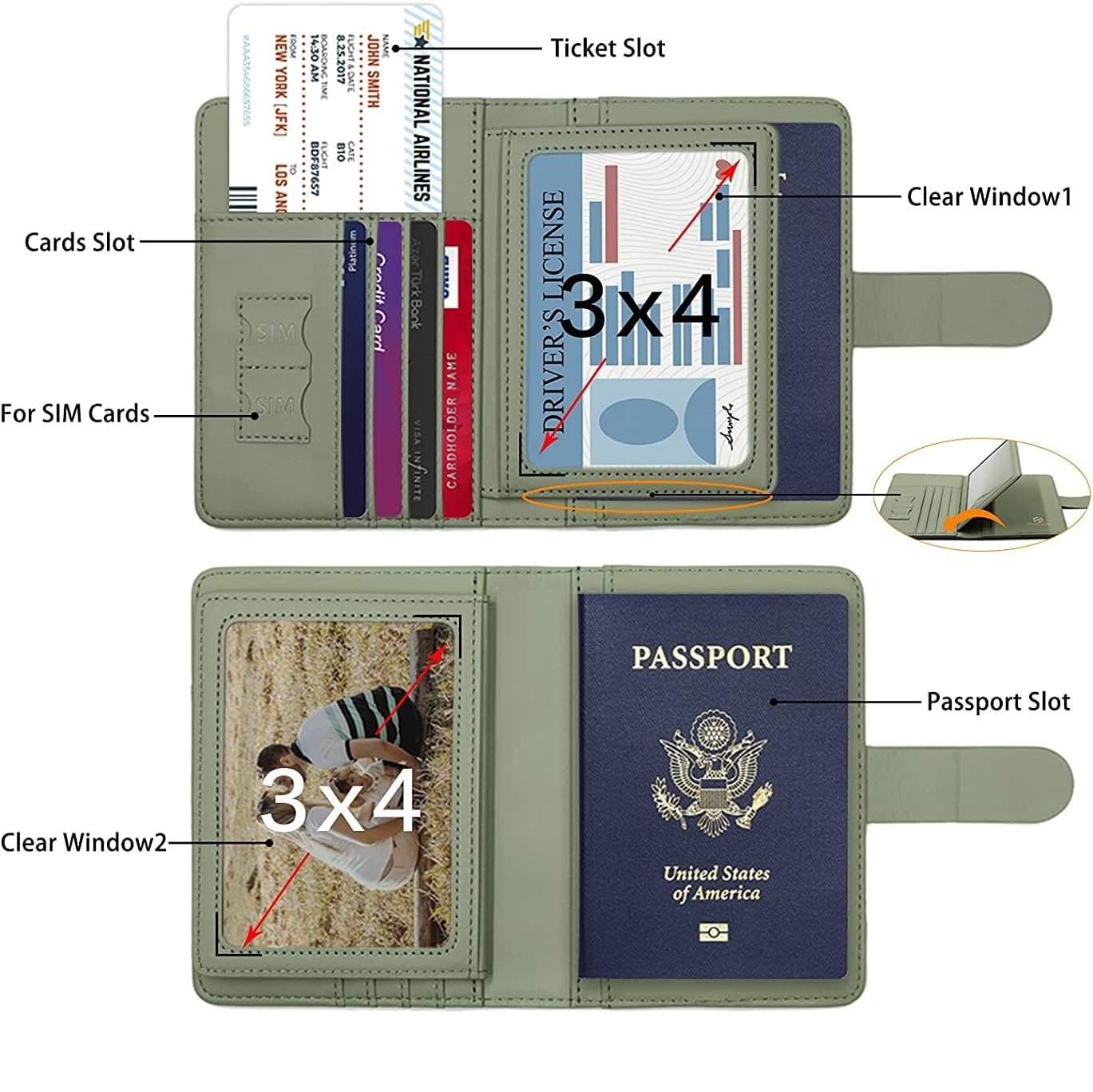 Maddie | RFID-Safe Passport Holder