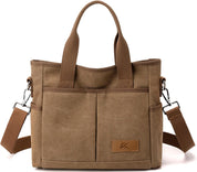 Adriana | Canvas Crossbody Bag with Multiple Pockets