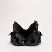 Ella | Large Capacity Punk Leather Shoulder Bag Motorcycle