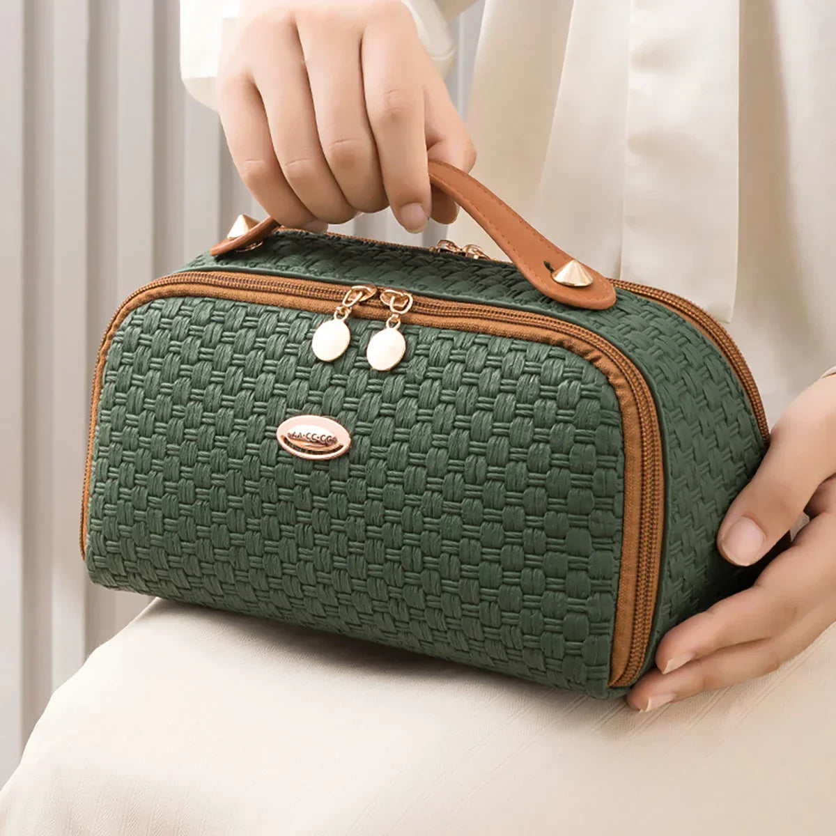 Jemma | Large Waterproof Cosmetic Makeup Travel Bag