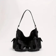 Ella | Large Capacity Punk Leather Shoulder Bag Motorcycle