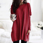 Stylish and versatile sweater for everyday life in unified with pockets-4