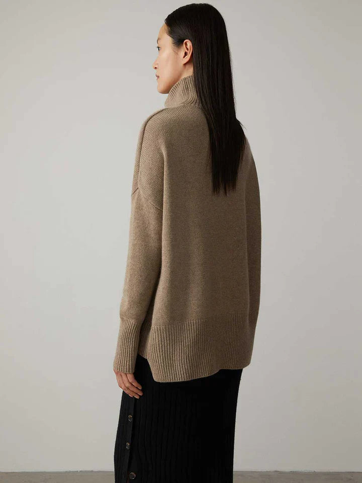 Sweater made of luxurious cashmere mix with turtlenecks-3