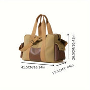 Joris | Large Vintage Canvas Travel Bag Shoulder Bag