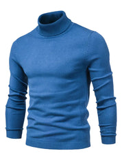 Men’s Turtleneck Sweater - Slim Fit - Soft Knit - Long Sleeve Smart Casual Wear-2