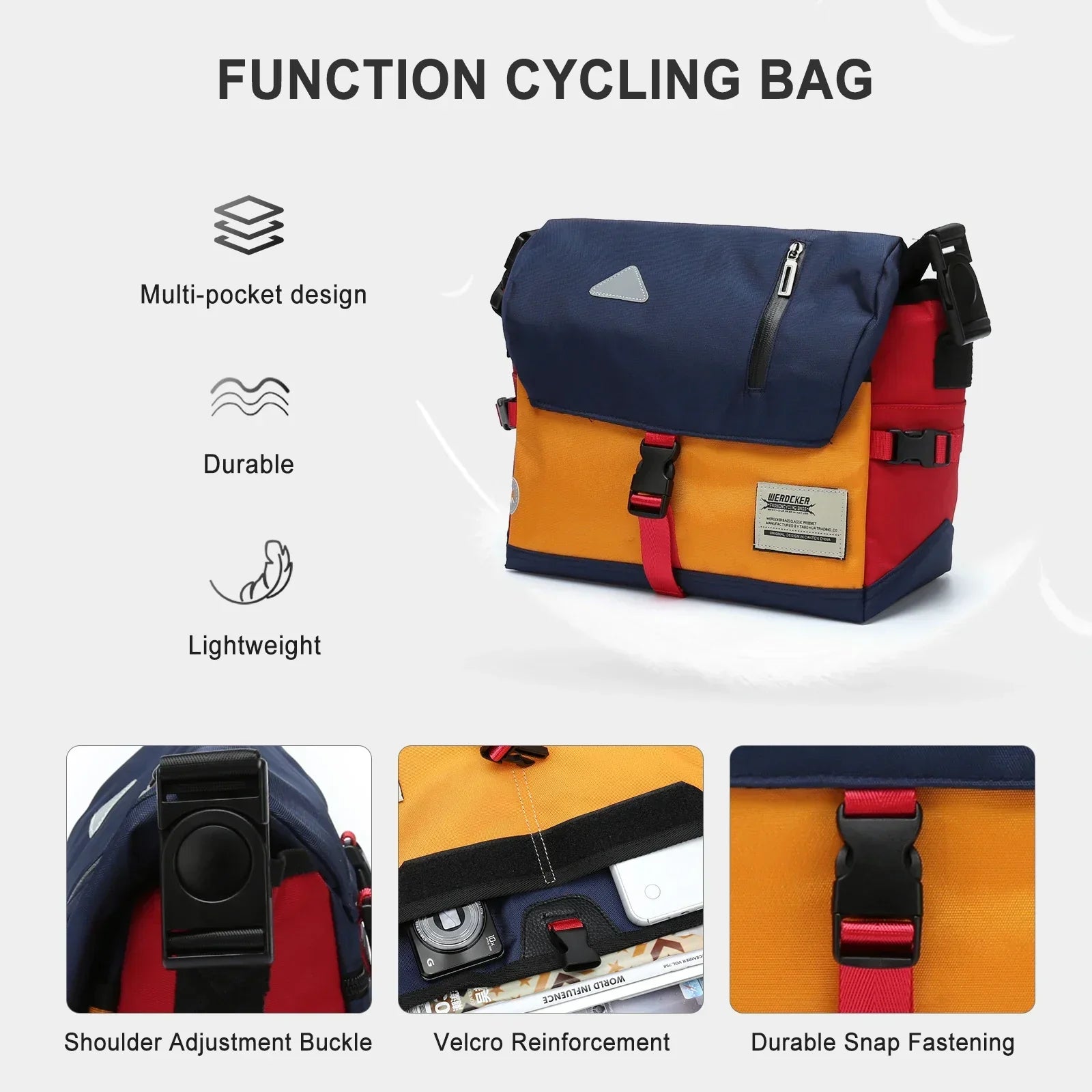 Luke | Classic Waterproof Crossbody Messenger Travel Bag