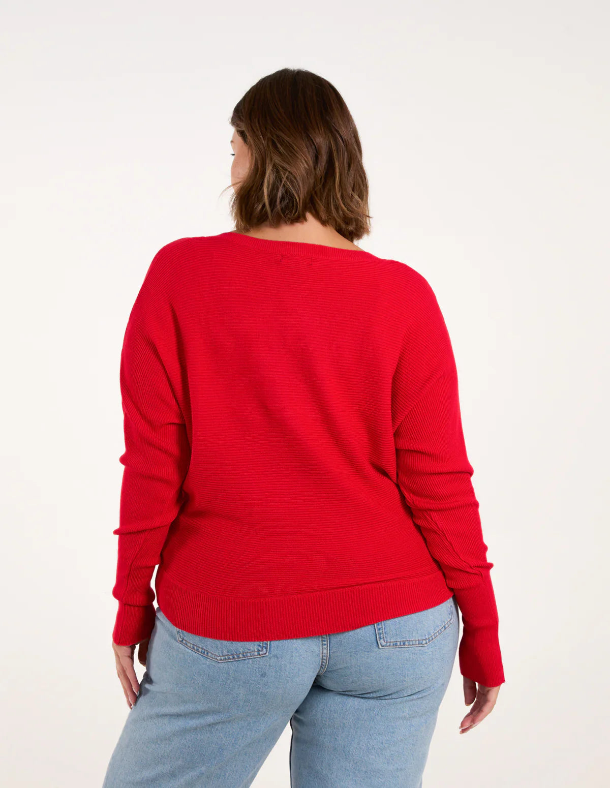 Sweater with hood in red for a casual and comfortable look for women-3