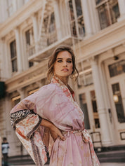 Elegant Floral Kimono - Aimee Collection