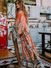 Elegant Floral Kimono - Aimee Collection