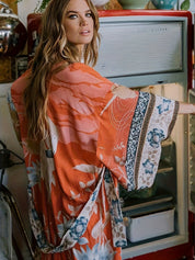Elegant Floral Kimono - Aimee Collection