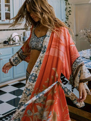 Elegant Floral Kimono - Aimee Collection