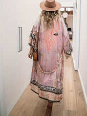Elegant Floral Kimono - Aimee Collection