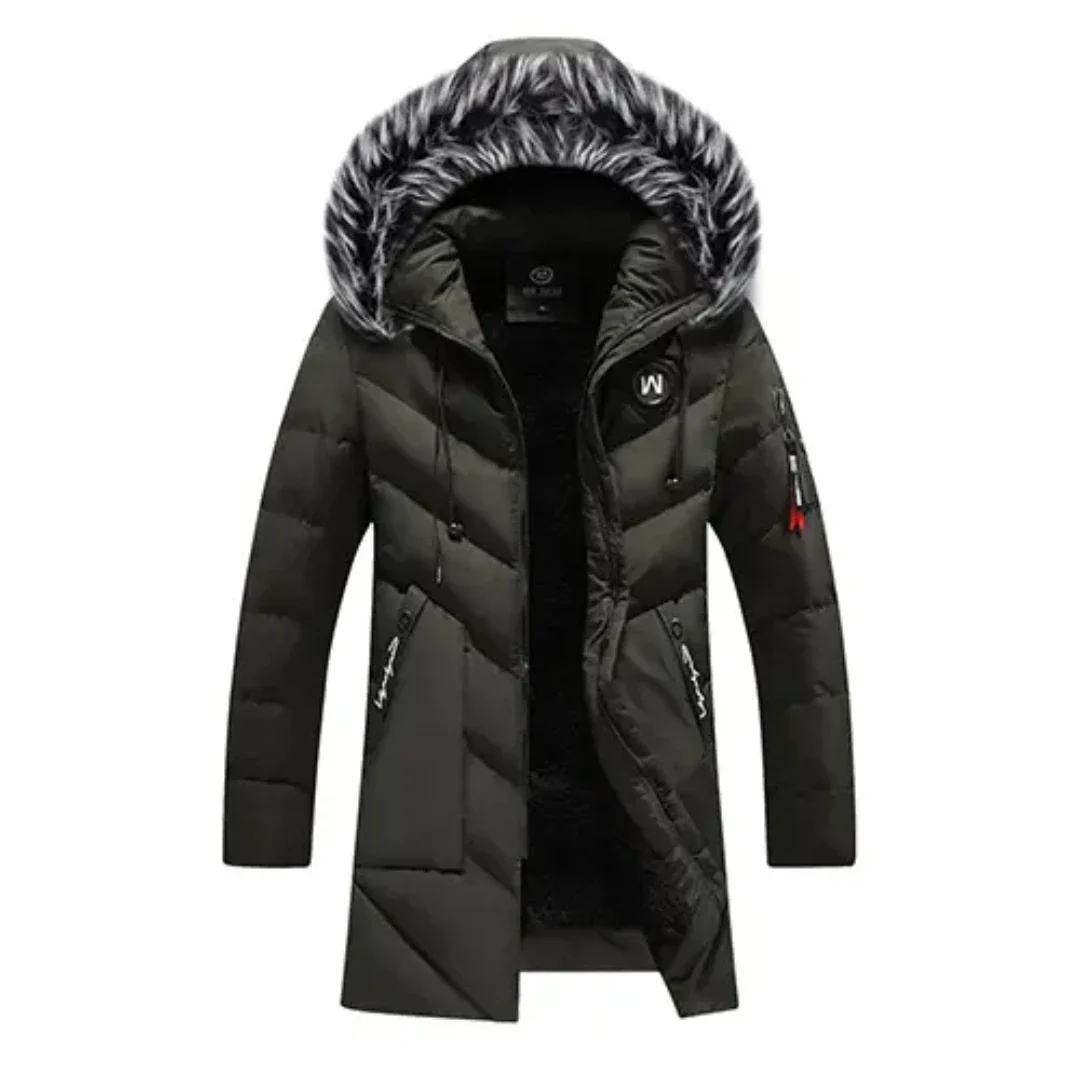 Aziko | Men Winter Parka Jacket | Hood-4