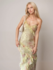 Colleen | Ethereal Ruffle Maxi Dress