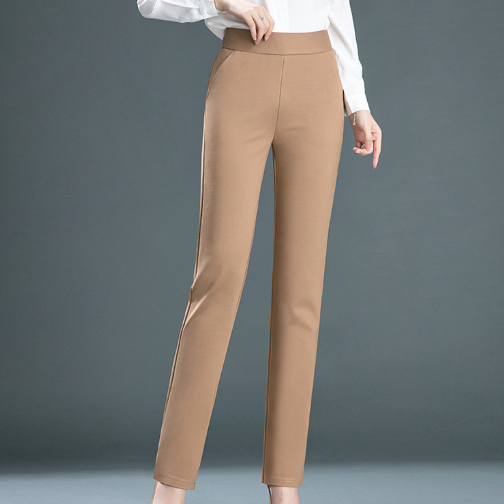 April | Stylish Straight-cut Women's Trousers