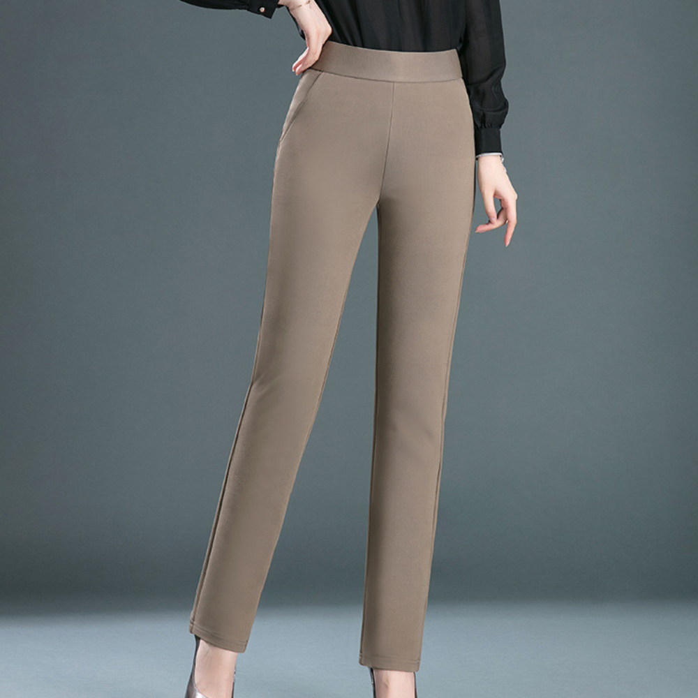 April | Stylish Straight-cut Women's Trousers