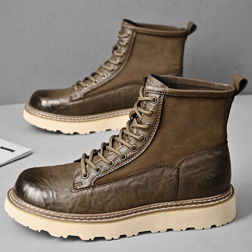 Men's stylish high boots-3