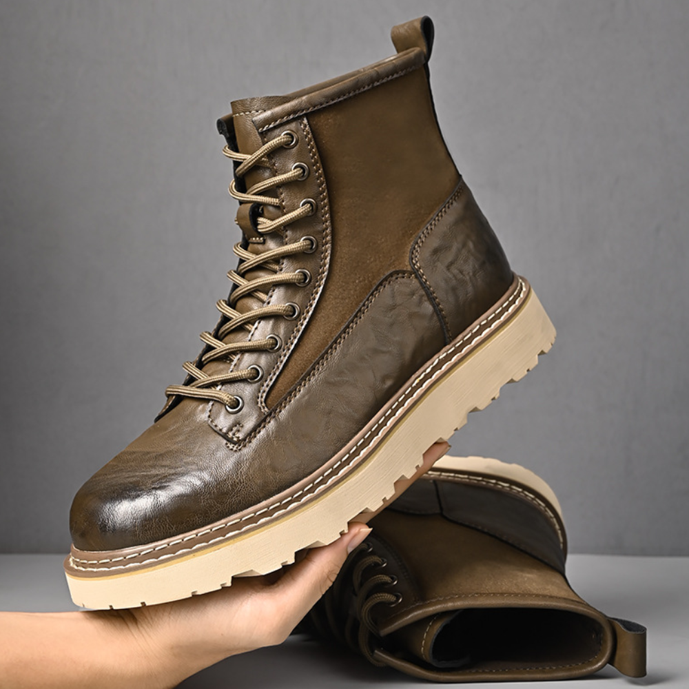 Men's stylish high boots-2