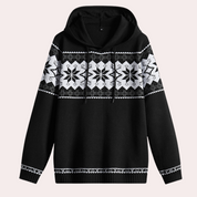 Men's comfortable sweater with hood-2