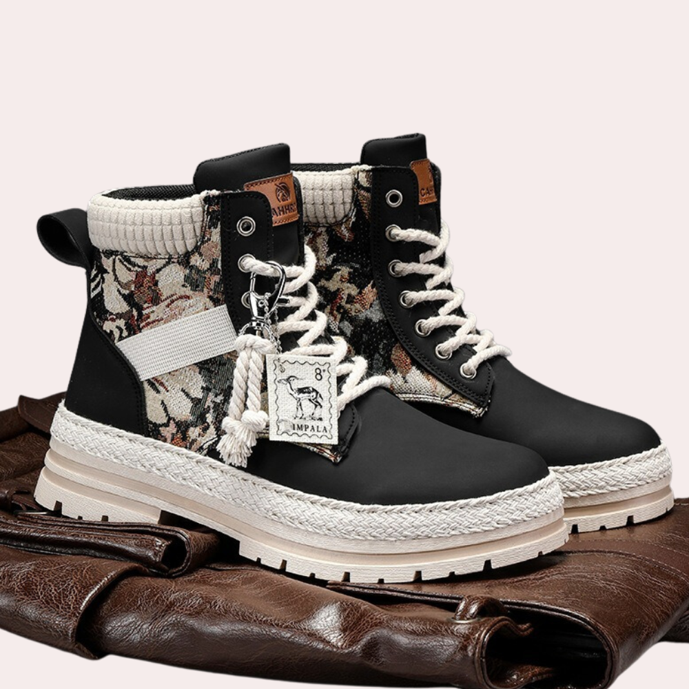 Men's trendy high outdoor shoes-5