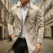 Cayseon | Men's two -row trench Water -repellent-3